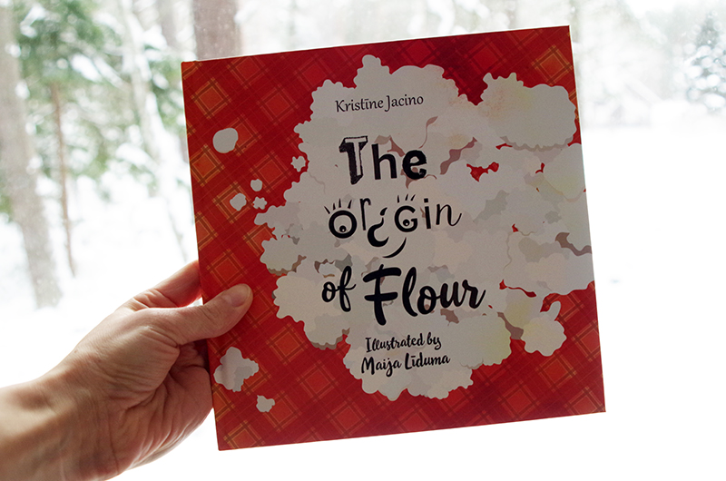 The origin of flour, Maija Līduma, illustration, book for children.