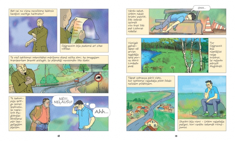 Komikss_Kā_trīs _draugi_ceļgrauzi _uzveica