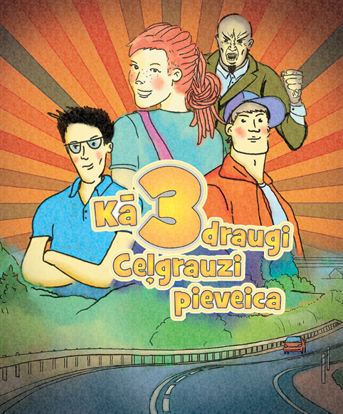 Komikss_Kā_trīs _draugi_ceļgrauzi _uzveica
