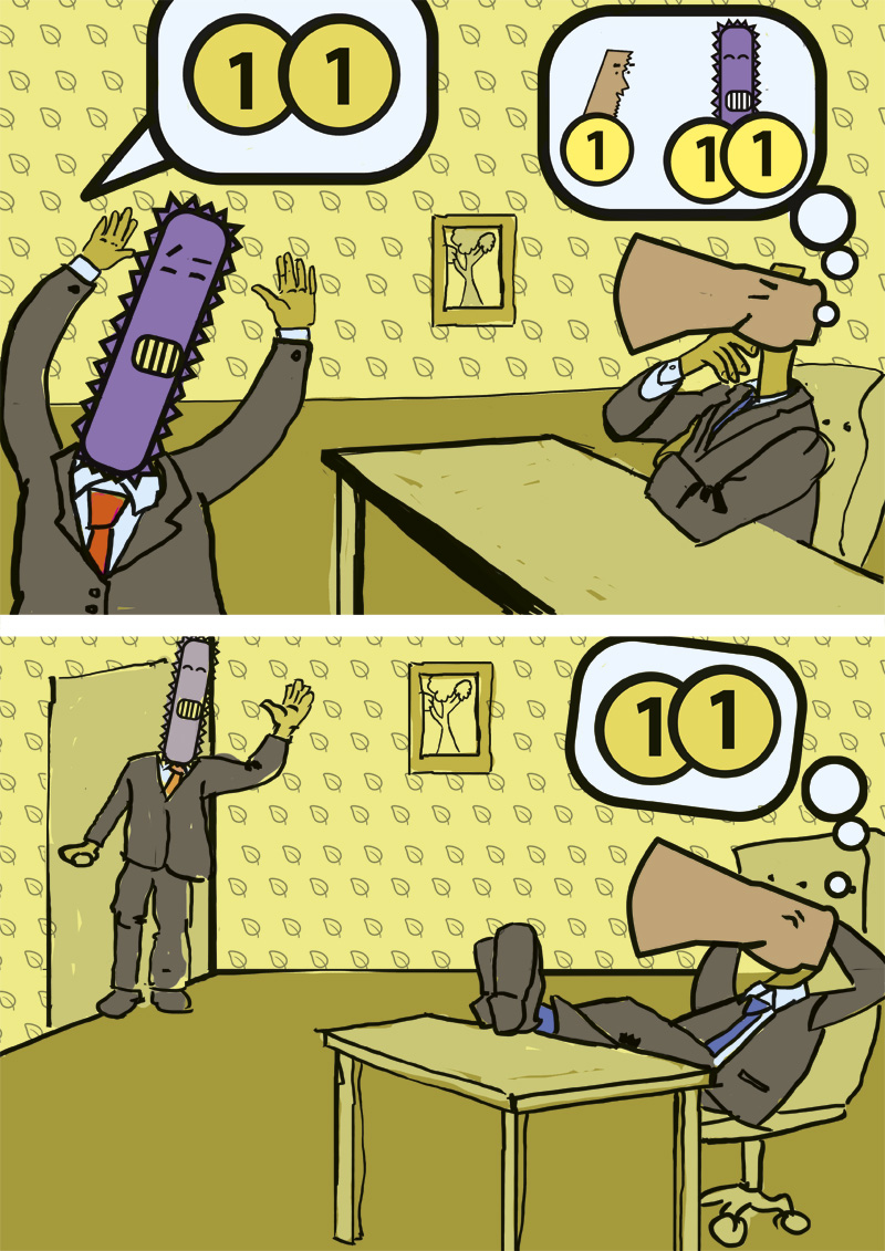 Comic about Forest, Forest processor offers a deal